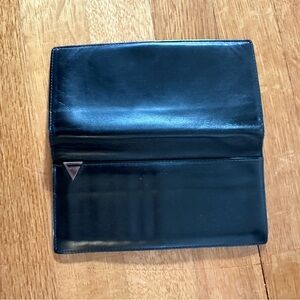 Dior Black Leather Wallet unisex